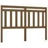 Cabecero De Cama Madera Maciza De Pino Marrón Miel 156x4x100 Cm