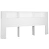 Mueble Cabecero Blanco 220x18,5x104,5 Cm