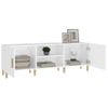 Mueble Para Tv Madera Contrachapada Blanco 150x30x50 Cm