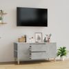 Mueble De Tv Madera Contrachapada Gris Hormigón 102x44,5x50 Cm