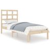 Estructura De Cama Madera Maciza 100x200 Cm