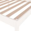 Cama Para Personas Mayores Madera Maciza Pino Blanca 90x200 Cm