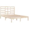 Estructura De Cama Madera Maciza De Pino 140x190 Cm