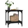 Mesa Auxiliar De Madera Contrachapada Negro 40x30x42 Cm