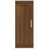 Armario De Pared Madera Contrachapada Marrón Roble 35x34x90 Cm