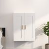 Armario De Pared Madera Contrachapada Blanco 69,5x32,5x90 Cm