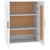 Armario De Pared Madera Contrachapada Blanco 69,5x32,5x90 Cm