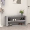 Mueble Zapatero Madera Contrachapada Gris Sonoma 100x35x45 Cm