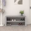 Mueble Zapatero Madera Contrachapada Gris Sonoma 100x35x45 Cm