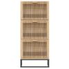 Mueble Zapatero Madera Contrachapada 52x25x120 Cm