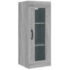 Armario De Pared Colgante Gris Sonoma 34,5x34x90 Cm