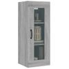 Armario De Pared Colgante Gris Sonoma 34,5x34x90 Cm