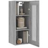 Armario De Pared Colgante Gris Sonoma 34,5x34x90 Cm