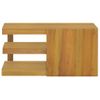 Armario De Baño De Pared Madera Maciza De Teca 60x45x30 Cm Marrón