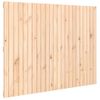 Cabecero De Cama De Pared Madera Maciza De Pino 146,5x3x110 Cm Marrón