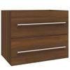 Mueble Lavabo Madera Contrachapada Roble Marrón 60x38,5x48 Cm