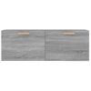 Armario Pared Madera Contrachapada Gris Sonoma 100x36,5x35 Cm