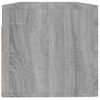 Armario Pared Madera Contrachapada Gris Sonoma 100x36,5x35 Cm