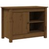 Mueble De Tv Madera Maciza De Pino Marrón Miel 70x36,5x52 Cm