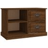 Mueble De Tv Madera Contrachapada Roble Marrón 73x35,5x47,5 Cm