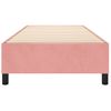 Estructura De Cama Box Spring Terciopelo Rosa 100x200 Cm