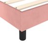 Estructura De Cama Box Spring Terciopelo Rosa 100x200 Cm