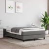 Estructura De Cama Box Spring Tela Gris Oscuro 120x200 Cm