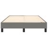 Estructura De Cama Box Spring Tela Gris Oscuro 120x200 Cm