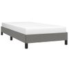 Estructura De Cama De Tela Gris Oscuro 80x200 Cm