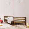 Estructura De Cama Madera Maciza De Pino Marrón Miel 75x190 Cm