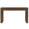 Mesa De Comedor Madera Contrachapada Roble Marrón 140x74,5x76 Cm