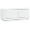 Mesa De Centro Madera Contrachapada Blanco 102x50x44 Cm