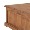 Mesa De Centro De Madera De Teca Maciza 68x68x30 Cm Marrón