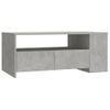 Mesa De Centro Madera De Ingeniería Gris Hormigón 102x55x42 Cm