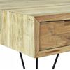 Mesa De Centro 80x80x40 Cm Madera De Teca Maciza Marrón