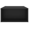 Mesa De Centro Madera Contrachapada Negro 90x67x33 Cm