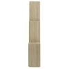 Estante Cubo Pared Madera Contrachapada Roble Sonoma 78x15x93cm Marrón