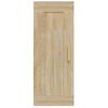 Armario De Pared Madera Contrachapada Roble Sonoma 35x34x90 Cm Marrón