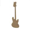 4 Guitarras De Madera Mdf Para Decorar - 15 Cm