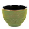 4 Vasos De Hierro Fundido Verde Y Bronce 0,15 L