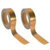 2 Cintas Adhesivas De Aluminio 5 M X 1,5 Cm - Cobre