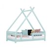 Cama Cabaña Infantil Tahuka 120 X 180 Azul Claro