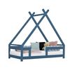 Cama Cabaña Infantil Tahuka 90 X 180 Azul Marino