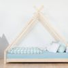 Cama Tipi Infantil Tahuka 140 X 200 Gris Claro