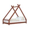 Cama Tipi Infantil Tahuka 140 X 200 Rojo Ladrillo