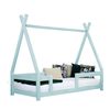 Cama Cabaña Infantil Nakana 120 X 180 Azul Claro