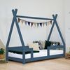 Cama Cabaña Infantil Nakana 90 X 200 Azul Marino