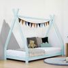 Cama Tipi Infantil Nakana 140 X 200 Azul Claro