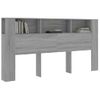 Mueble Cabecero Gris Sonoma 200x18,5x104,5 Cm