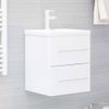 Mueble Con Lavabo Blanco Brillante Aglomerado